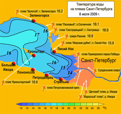 Карта осадков сестрорецк