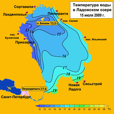 Карта осадков в новой ладоге