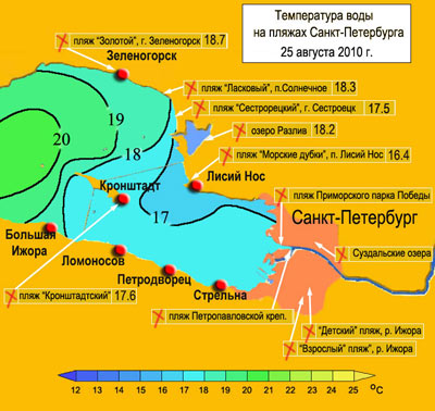 Карта осадков большая ижора