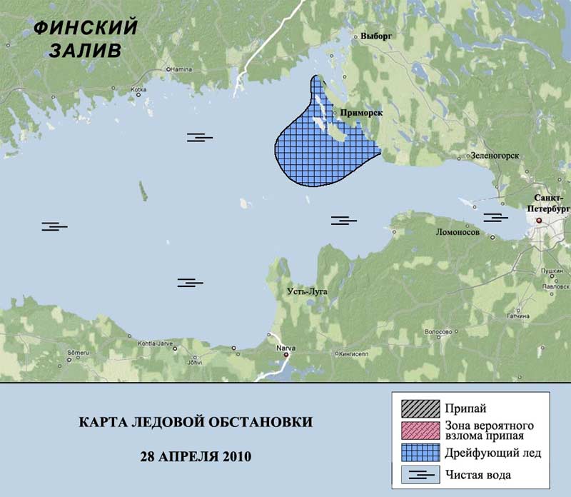 Карта выборгского залива с глубинами